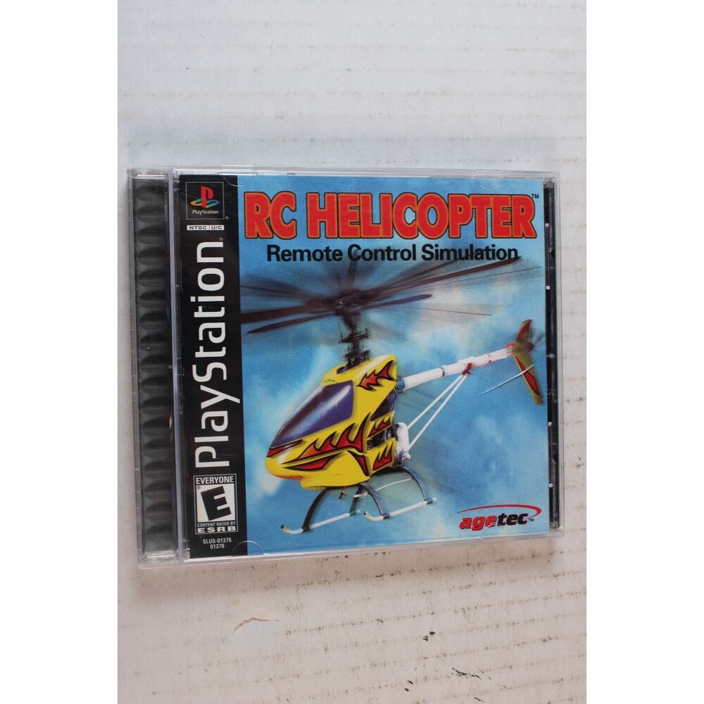 RC Helicopter (Sony PlayStation 1, 2002, PS1) Authentic, complete, tested/works